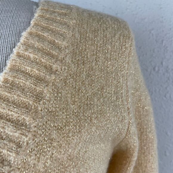 NWT Great American Sweater Cashew V-Neck Sweater Size L - Picture 3 of 7